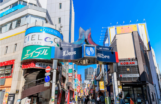 所沢プロぺ商店街