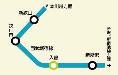 路線図:入曽駅
